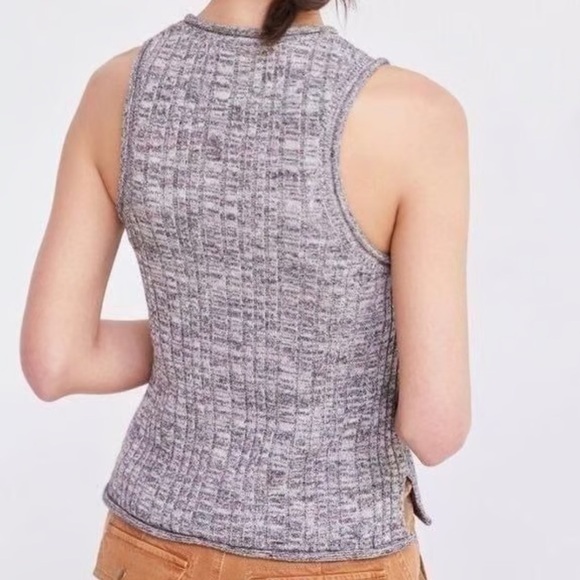 Anthropologie (Pilcro) Knit High Neck Sleeveless Top - Picture 6 of 9